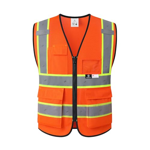 Safety Vest for Men Women Reflective Construction Vest