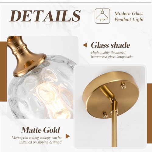 Modern Gold Pendant Lights (Gold)