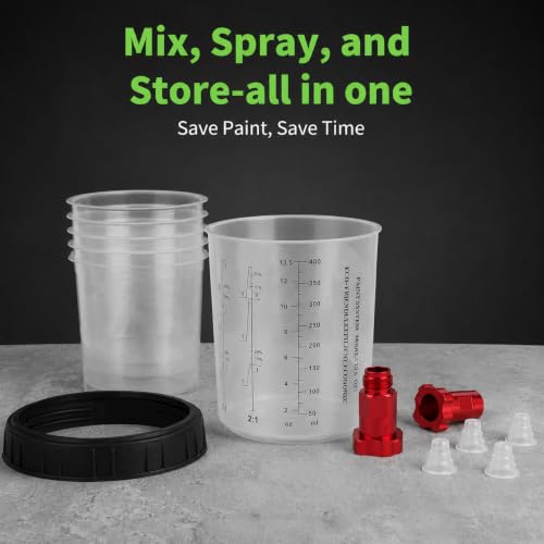 Disposable Paint Spray Gun Cup System