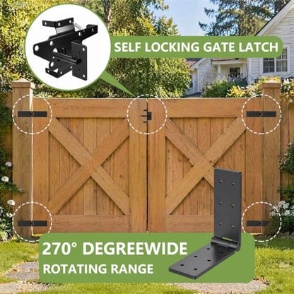 Gate Hinge and Self