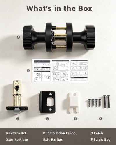 Door Knob Reversible Modern Design Levers