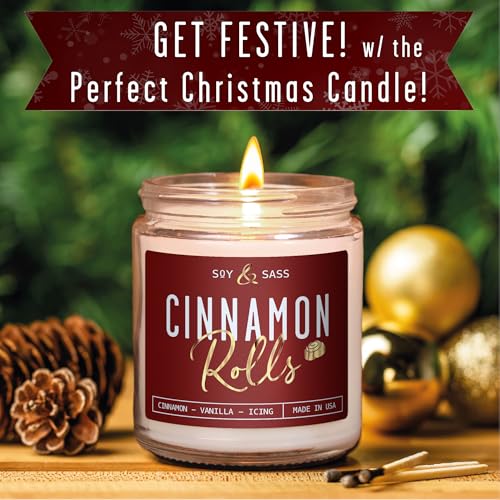 Cinnamon Candle (Cinnamon Rolls - Red)