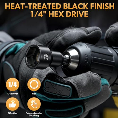 Magnetic Impact Nut Driver Set