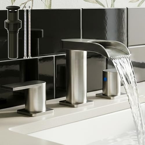 Square Waterfall Faucet 3 Hole