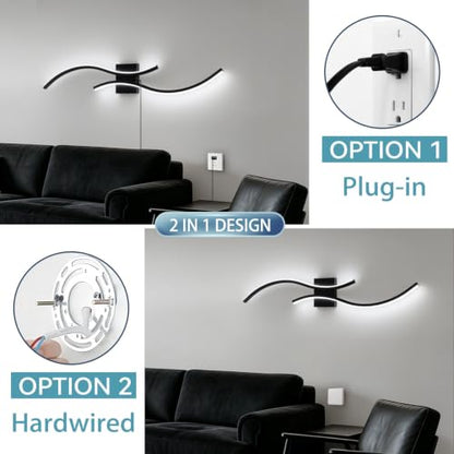 Modern Plug in Wall Sconce