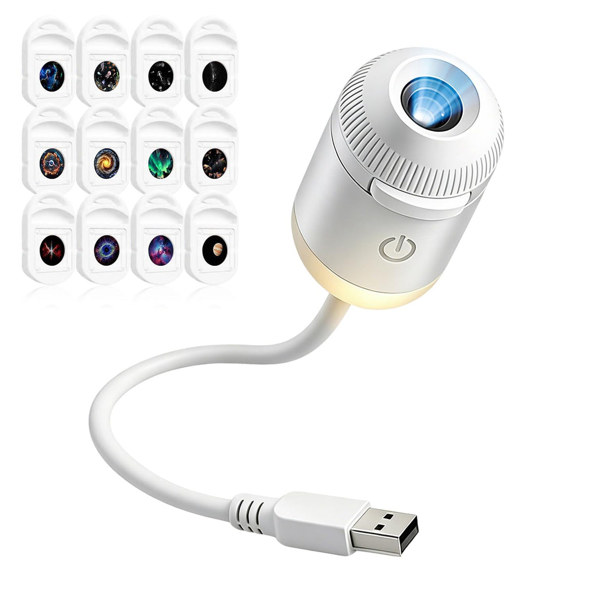 Galaxy Projector Night Light (12 Projection Films - color)