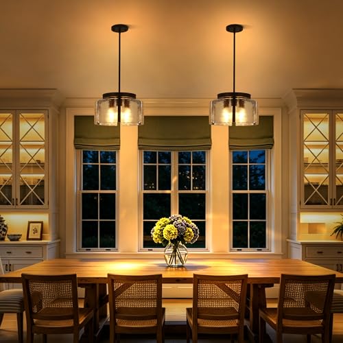 Black Glass Chandelier