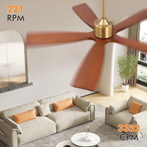 5 Blade Ceiling Fan No Lights