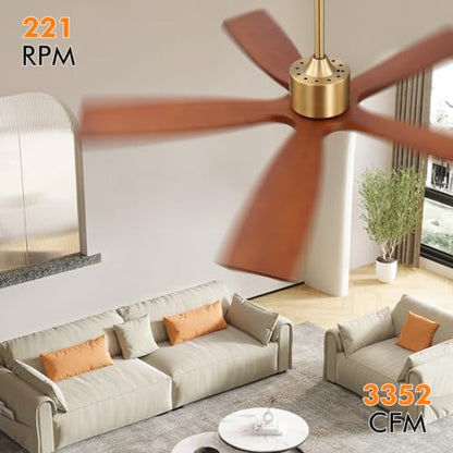 5 Blade Ceiling Fan No Lights