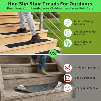 Non Slip Outdoor Stair Treads (black1)