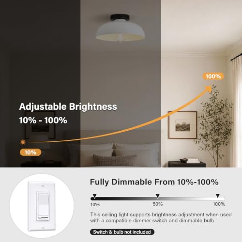 Modern Semi Flush Mount Ceiling Light