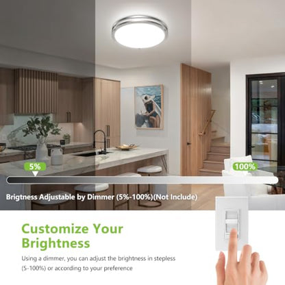 Flush Mount LED Ceiling Light Fixture