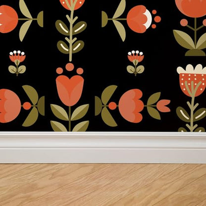 Farmhouse Floral Wallpaper Collection