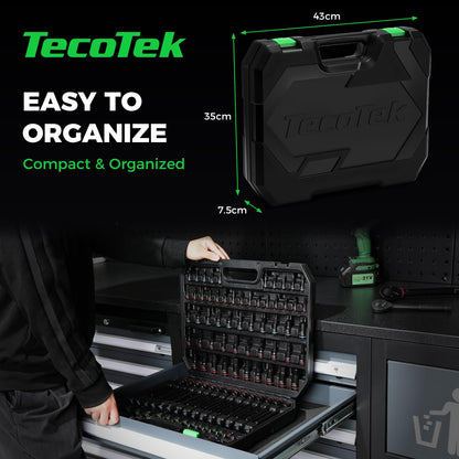 105PCS Master Allen and Torx Bit Socket Set (Hex/Tamper Proof Torx/E-torx Bit Socket)