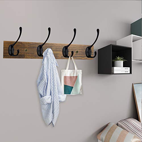 Old Coat Rack 4 Hooks