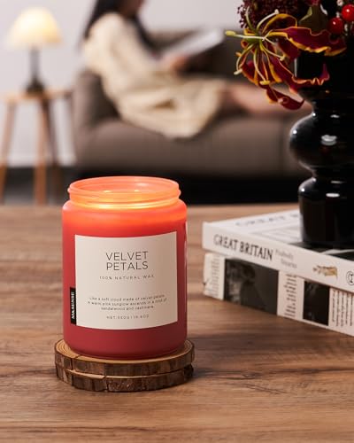 Sandalwood Blossom Fall Scented Candle (Large Jar / Velvet Petals)