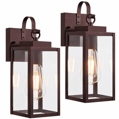 2 Pack 11.8" Porch Light (2 PACK / Oil-Rubbed Bronze)