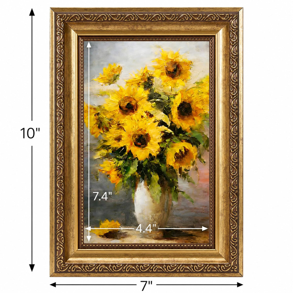 5x8 Vintage Picture Frame (Gold / 5x8 inch)