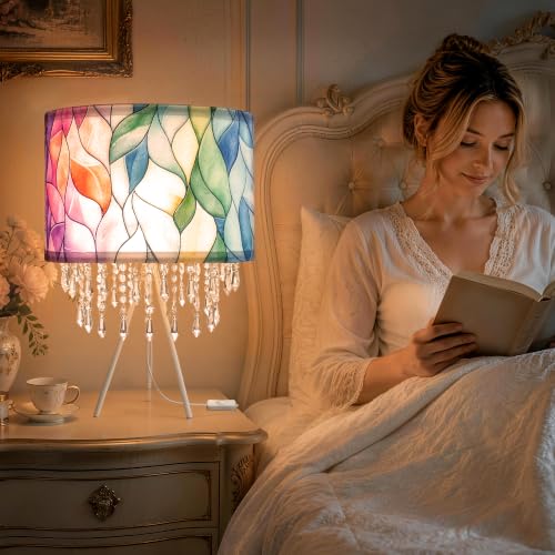 Smart Tripod Table Lamp with Acrylic Droplets