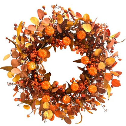 Fall Pumpkin Wreath