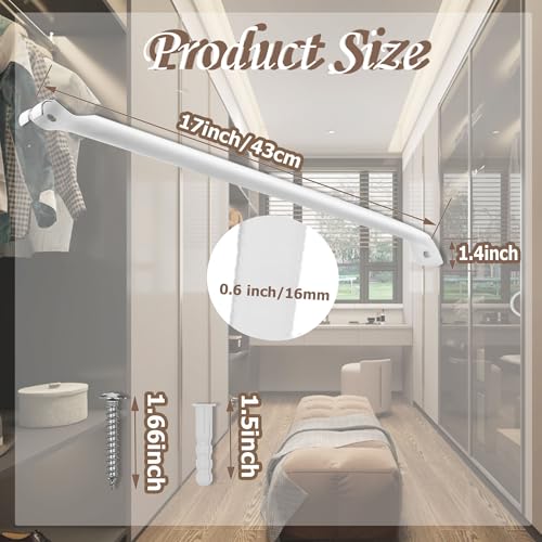 6PCS 12 inch Wire Shelf Brackets