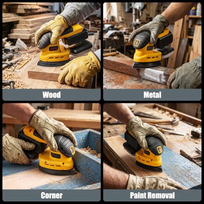Cordless Detail Sander for DEWALT 20V Battery