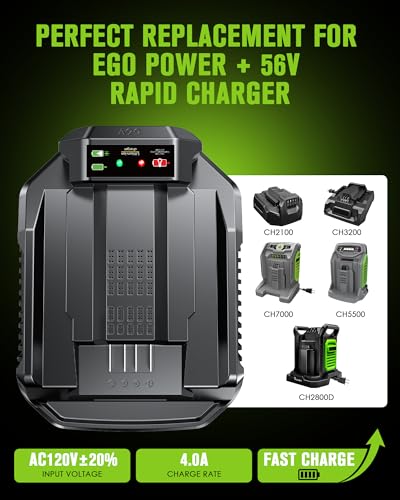Replacement Battery Charger for EGO 56V Battery