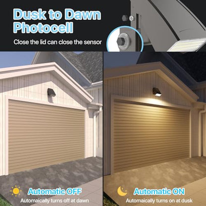 LED Wall Pack with Dusk to Down photocell