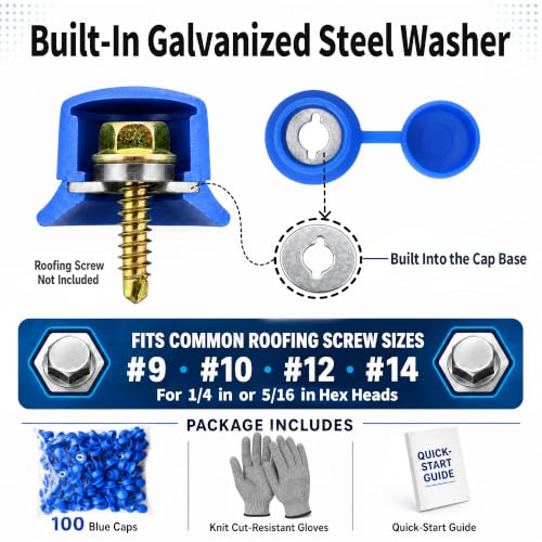 Plastic Screw Covers caps for Roofing