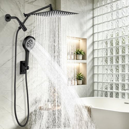 10 Inch Rainfall Shower Head with Handheld Combo
