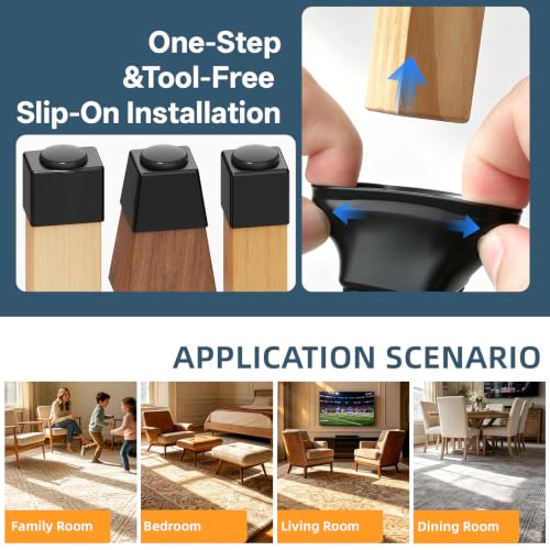 Chair Leg Floor Protectors for Carpet