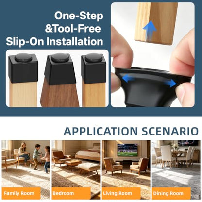 Chair Leg Floor Protectors for Carpet