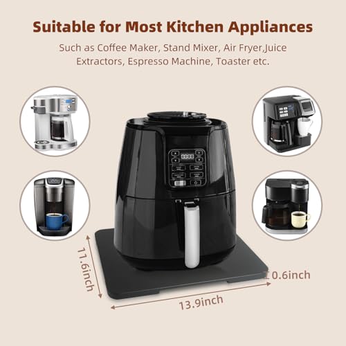 Appliance Slider 360° Rolling Sliding Tray for Countertop Coffee Maker