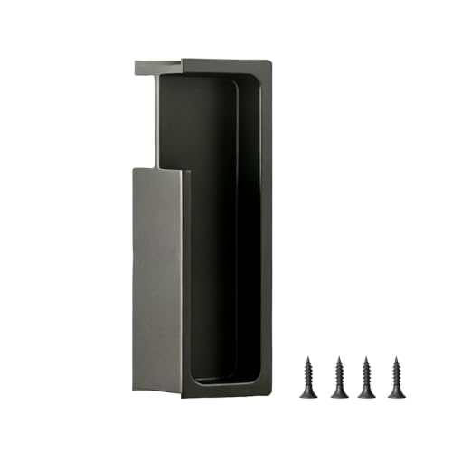 Black Pocket Door Handles and Edge Pull