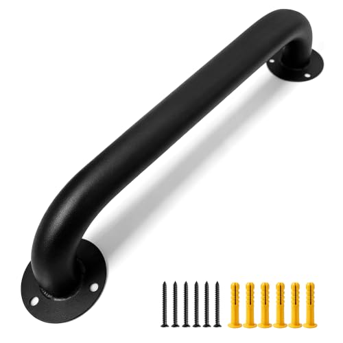 12 Inch Industrial Pipe Handrail Wall Mount Grab Bar for Stairs