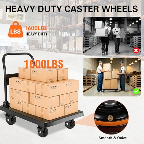 Caster Wheels 4pcs Heavy Duty Swivel with Brake