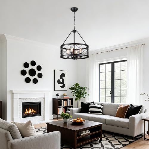 Black Farmhouse Chandelier