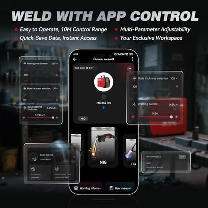 MIG Welder Welding Machine Welder Machine APP Control i