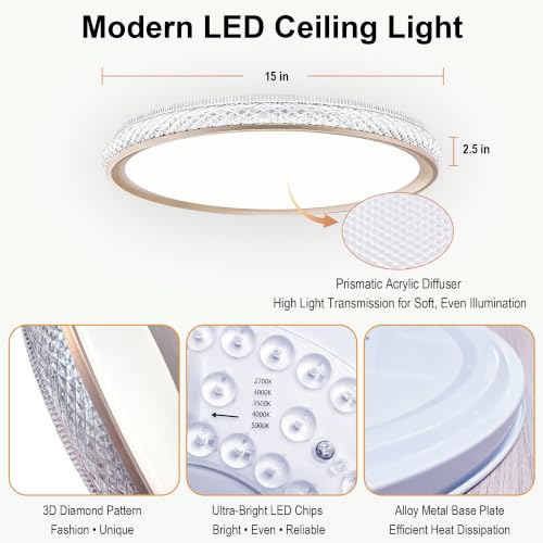 LED Flush Mount Ceiling Light