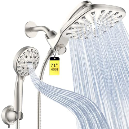 Dual Rainfall Shower Head With Handheld Showerhead