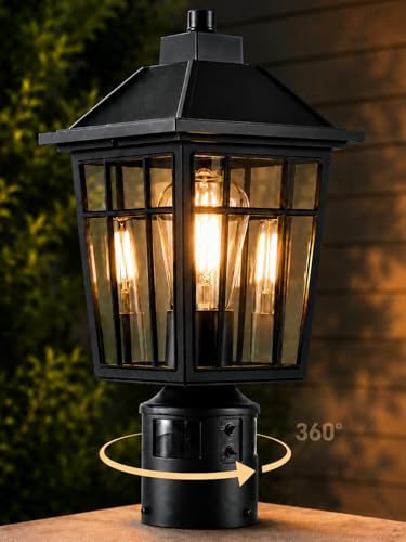 Motion Sensor Outdoor Post Light