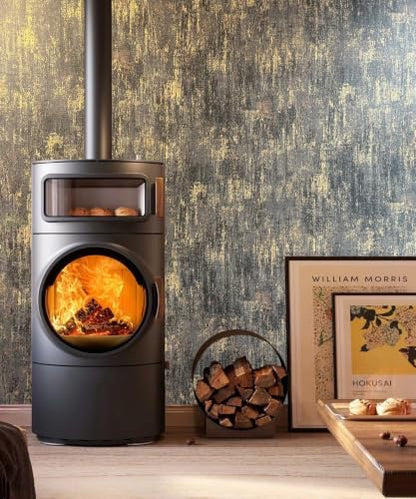 Vintage Metallic Peel and Stick Wallpaper Textured Industrial Metallic Concrete Wall Paper