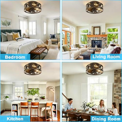 Flush Mount Ceiling Fan