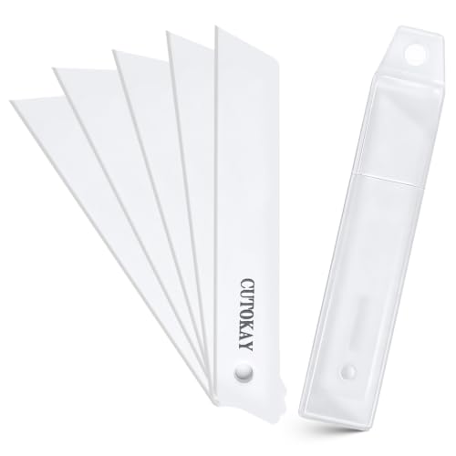 Ceramic Utility Knife Blades 18mm Fits Most Large Utility Knives Box Cutter Blades
