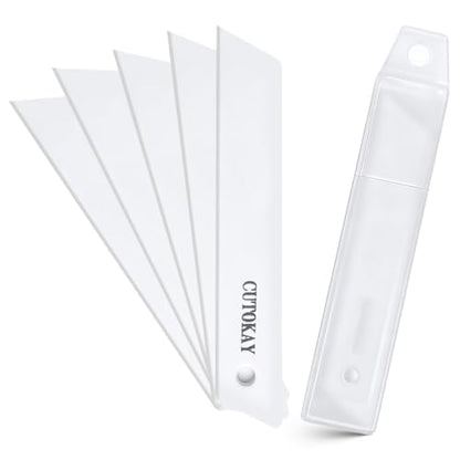 Ceramic Utility Knife Blades 18mm Fits Most Large Utility Knives Box Cutter Blades