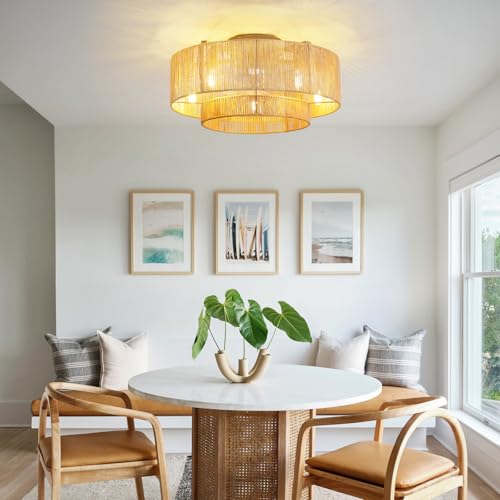 Boho Ceiling Fans with Lights
