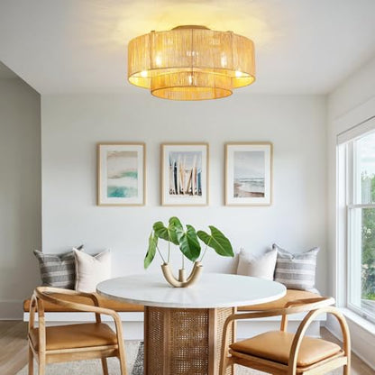 Boho Ceiling Fans with Lights