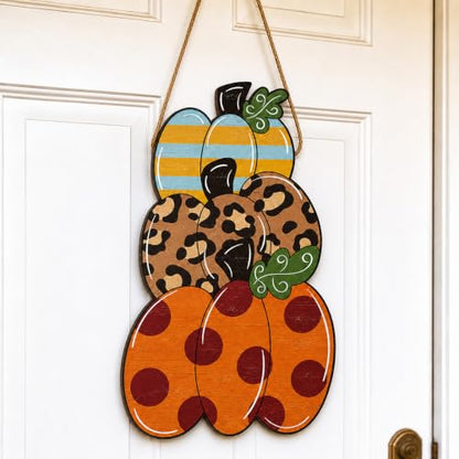 Fall Door Decor Wooden Welcome Sign