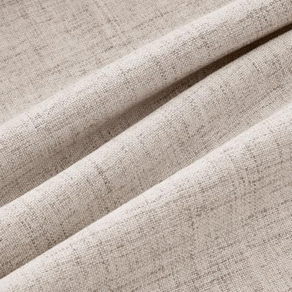 100% Blackout Linen Curtains 2 Panels Set for Bedroom Solid Luxury Decor Thermal Insulation Room Darkening Back Tab Rod Pocket Drapes for Living Room Nursery