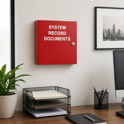 System Record Documents Enclosure with Record Binder